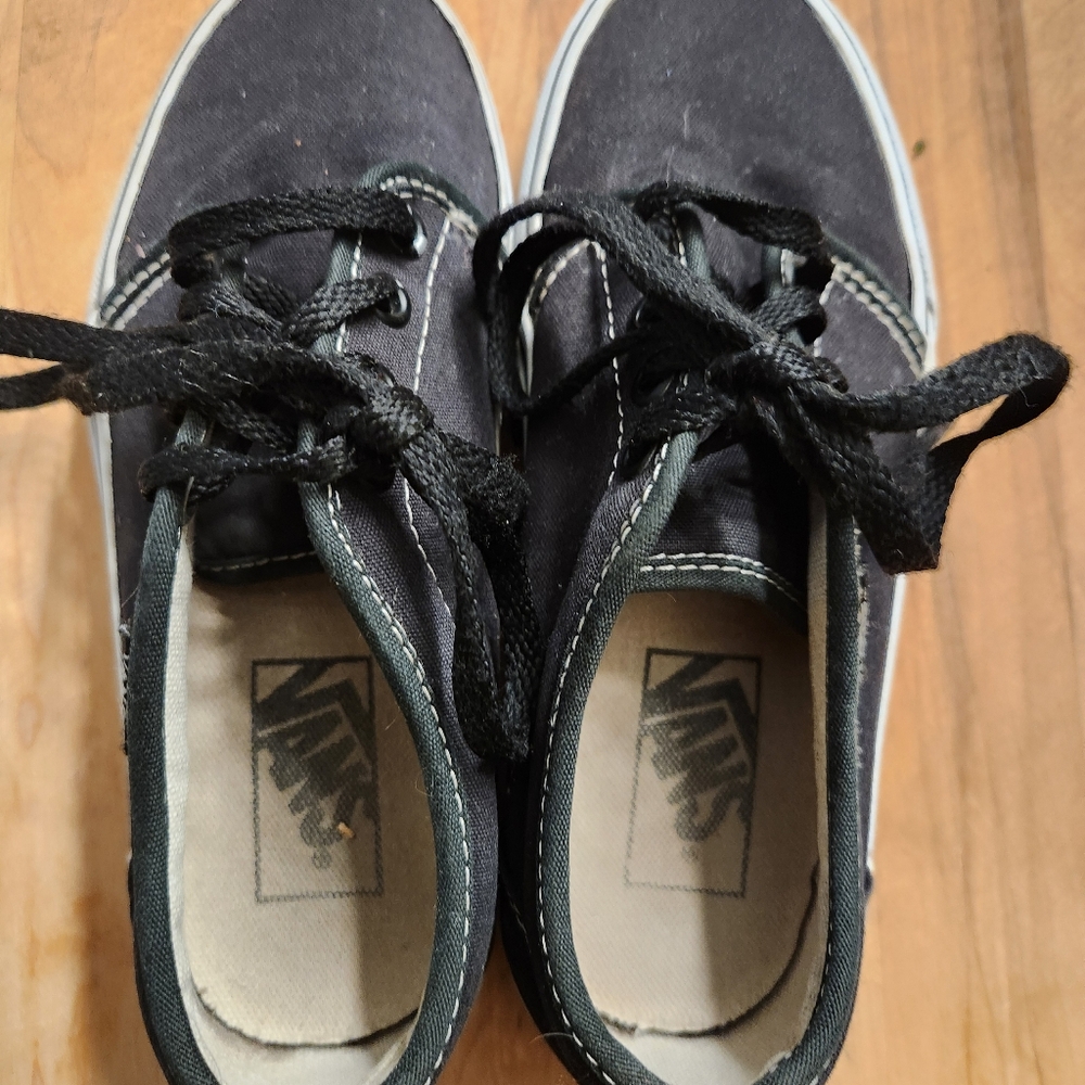 Ladies size 5.5 Black Van's Sneakers